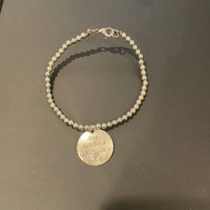 She believed she could so she did bracelet